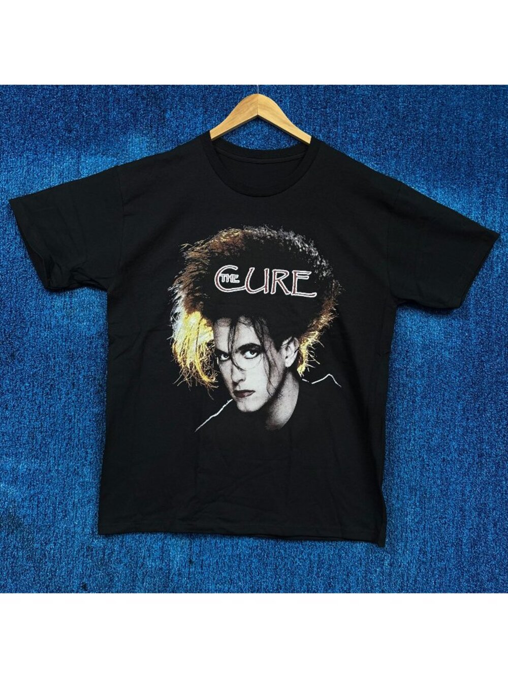 The Cure Robert Smith Goth Rock T-Shirt Size Large